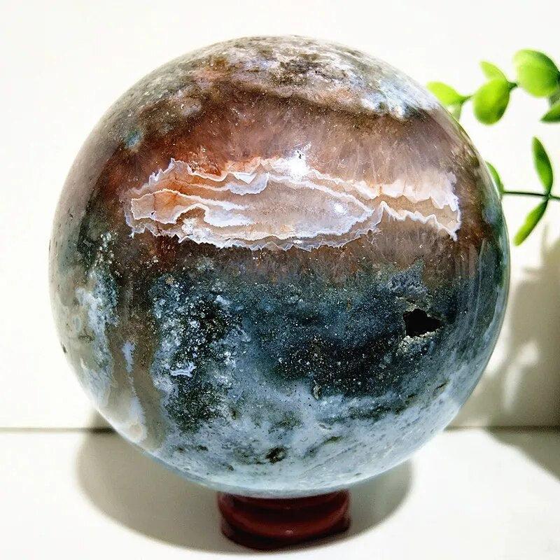 Ocean Jasper Crystal Sphere