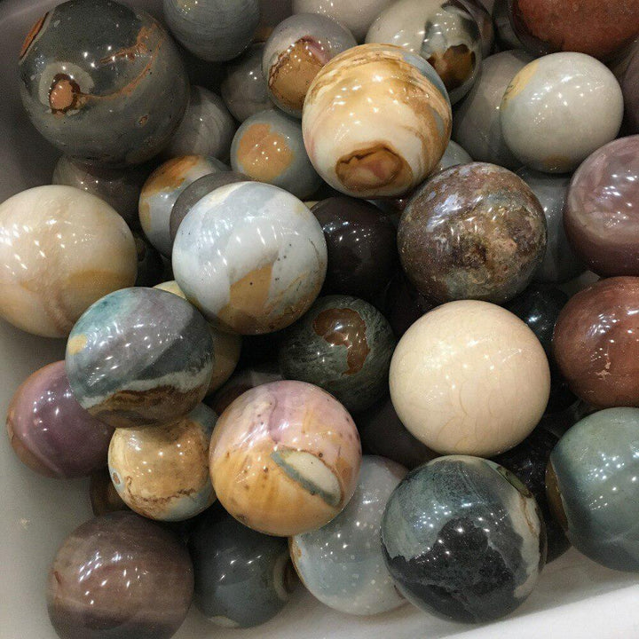 Ocean Jasper Crystal Spheres