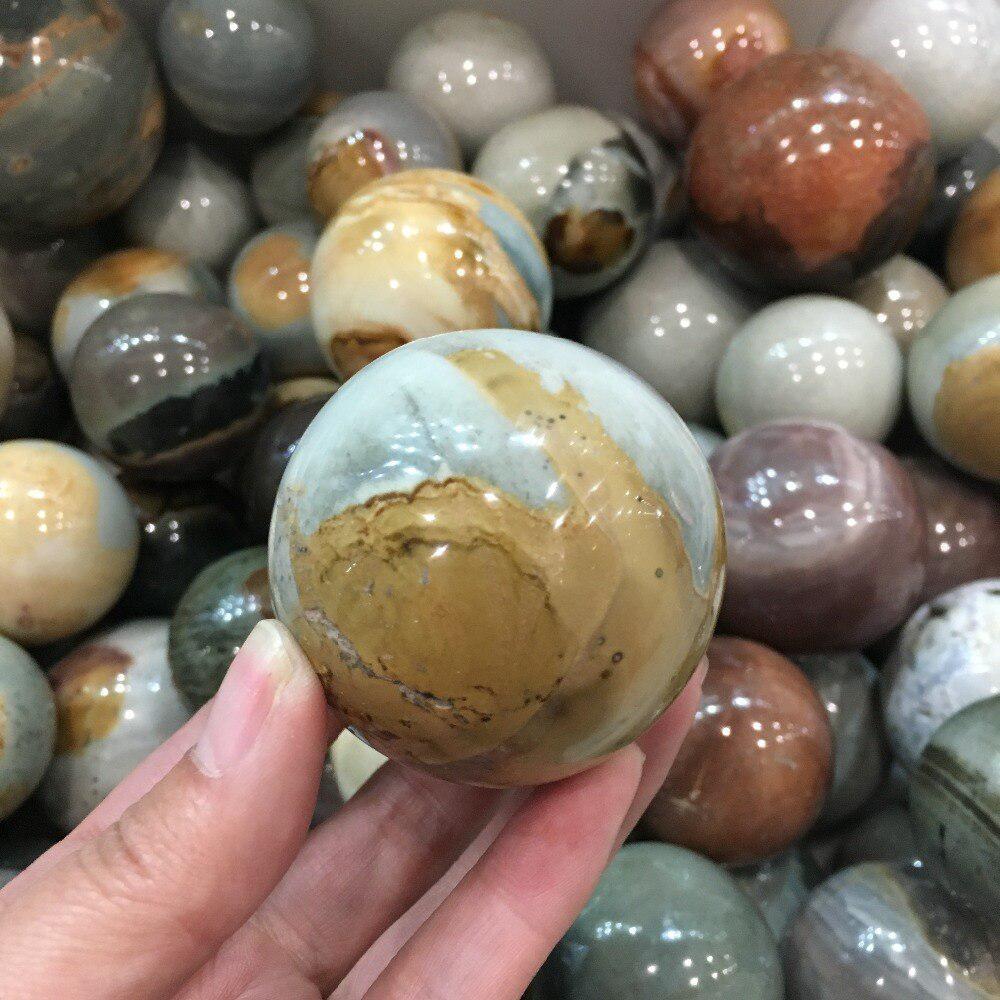 Ocean Jasper Crystal Spheres