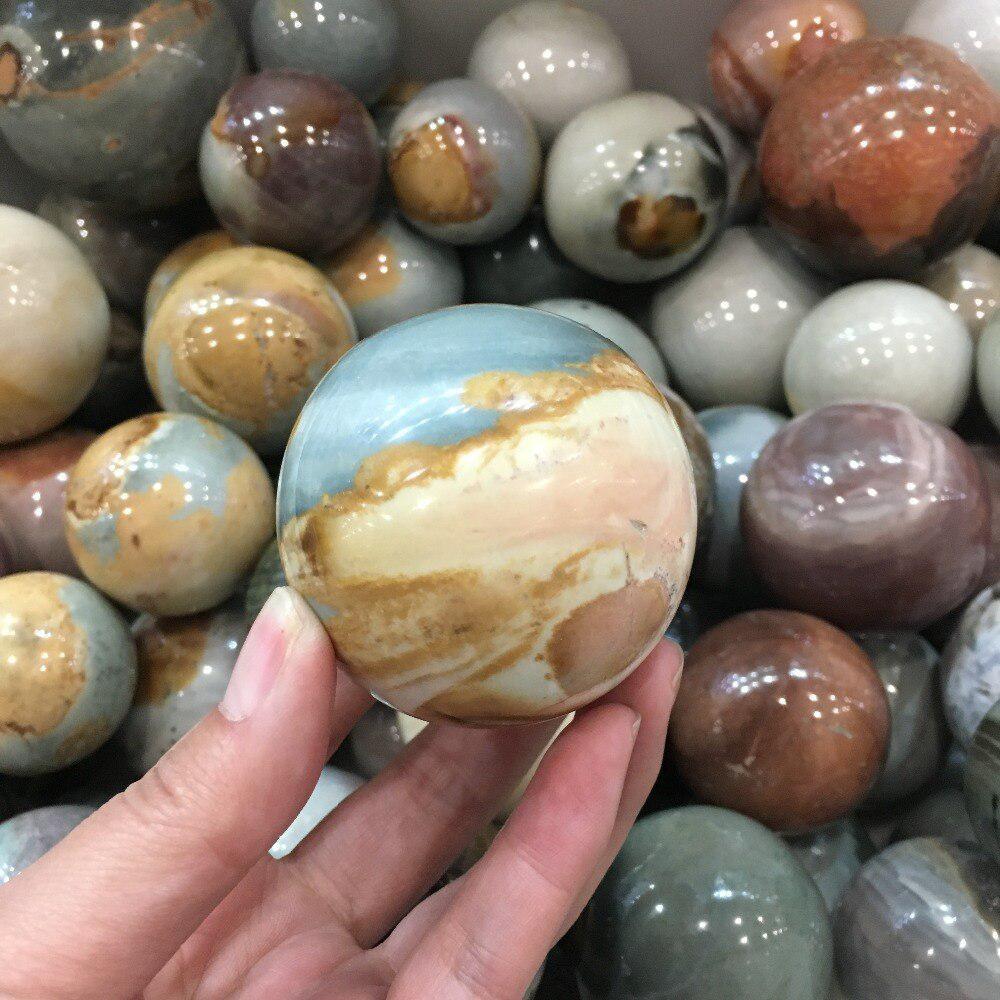 Ocean Jasper Crystal Spheres