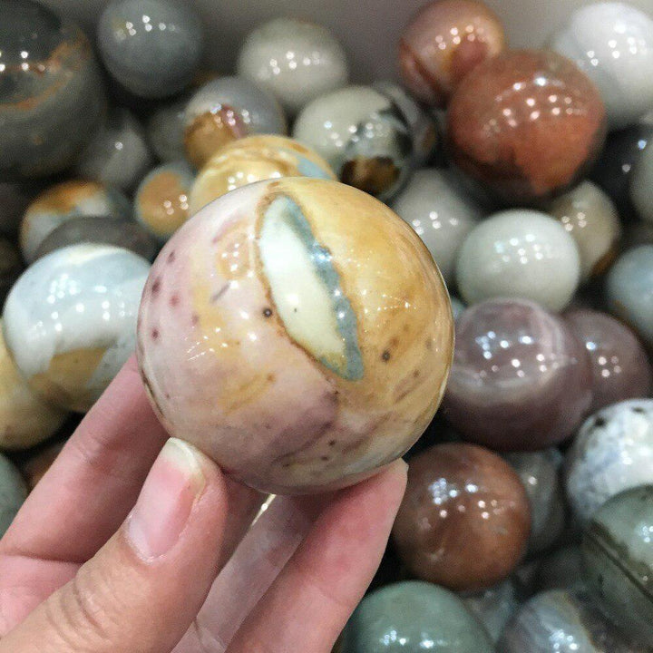 Ocean Jasper Crystal Spheres