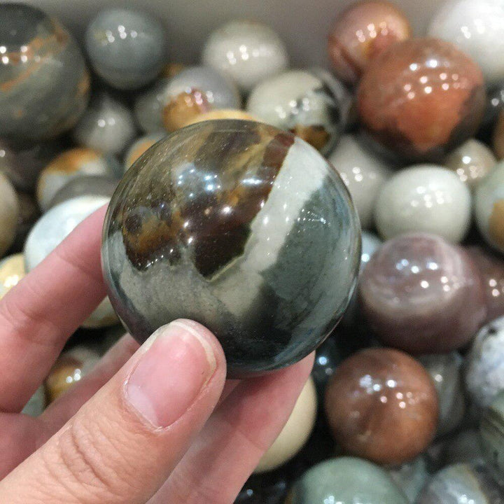 Ocean Jasper Crystal Spheres