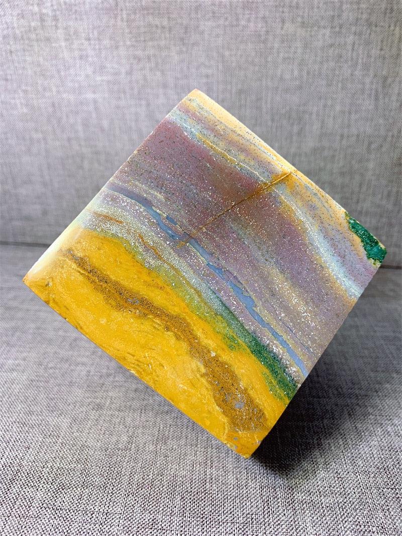 Ocean Jasper Cube