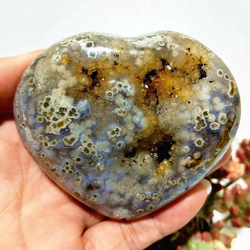 Ocean Jasper Heart