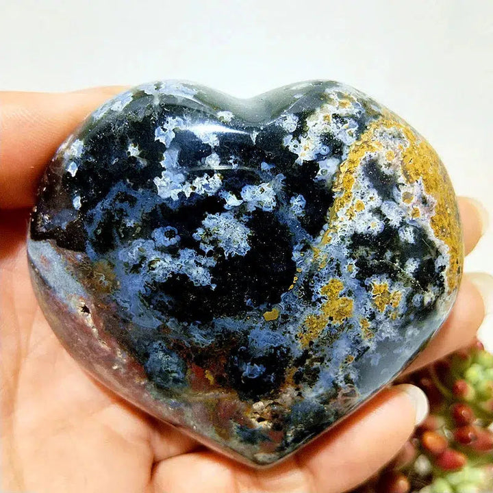 Ocean Jasper Heart