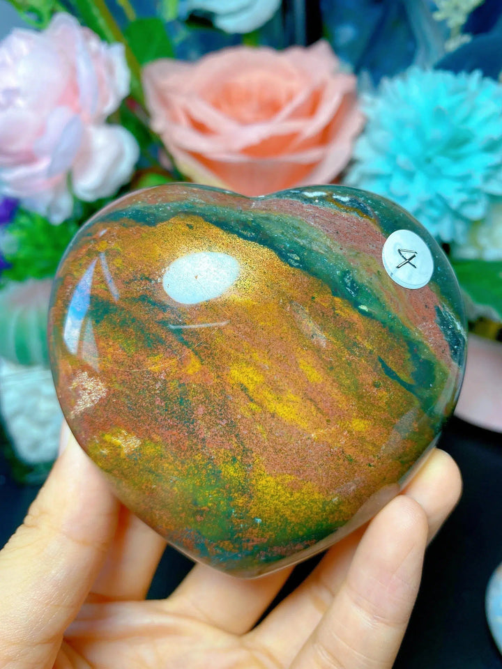 Ocean Jasper Heart