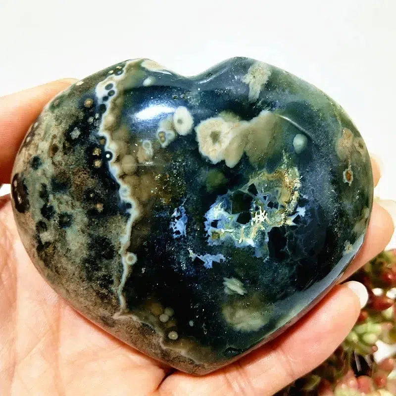 Ocean Jasper Heart