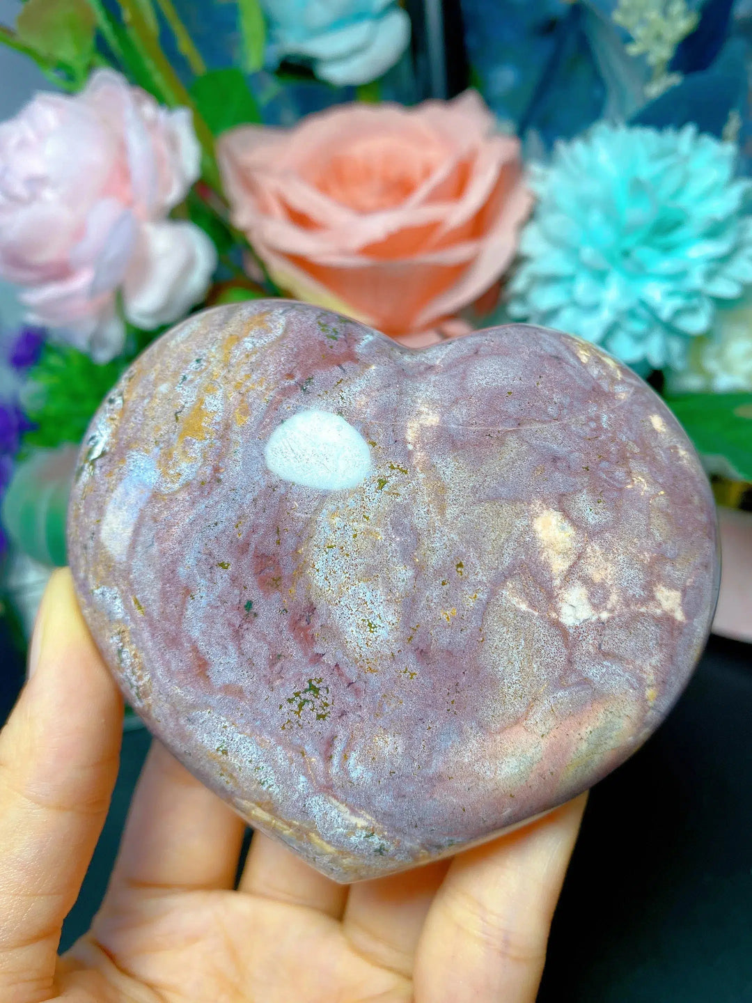 Ocean Jasper Heart