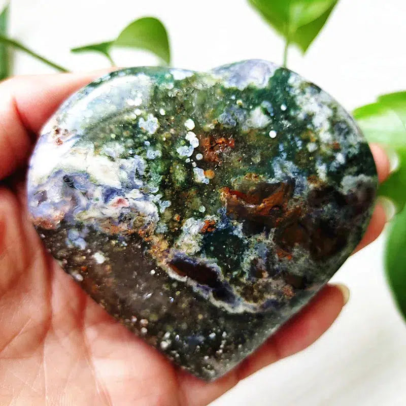 Ocean Jasper Heart