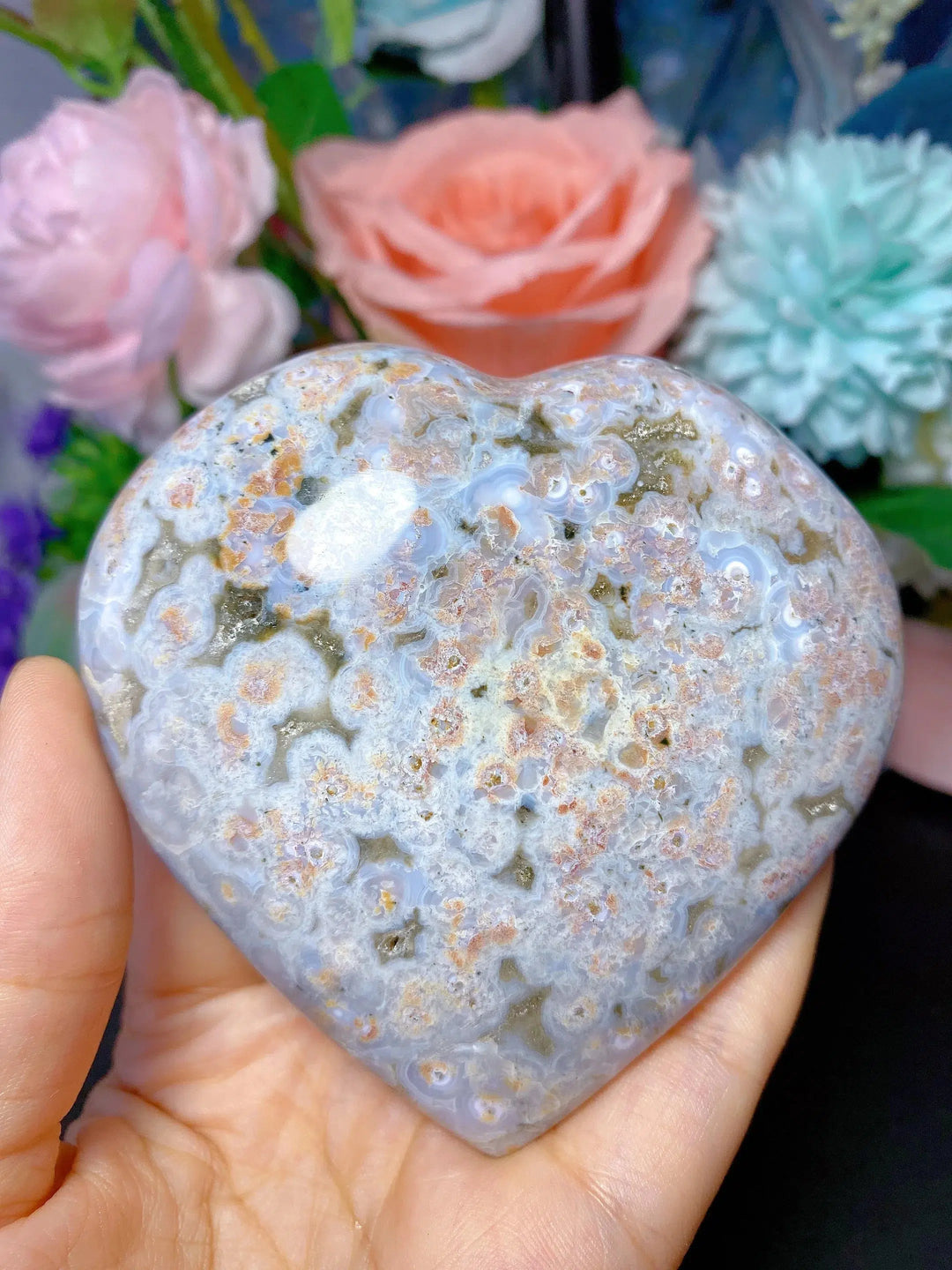 Ocean Jasper Heart