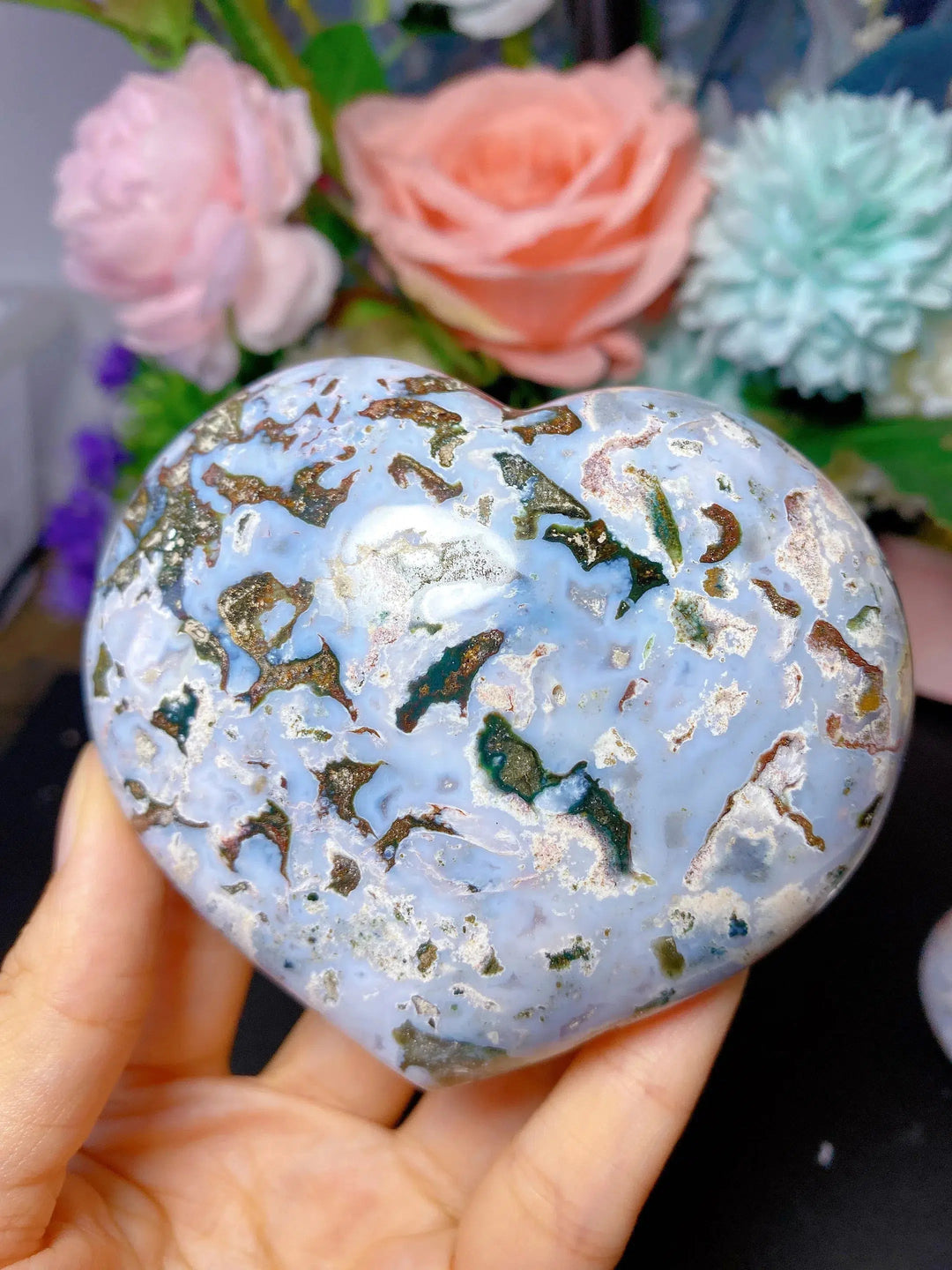 Ocean Jasper Heart