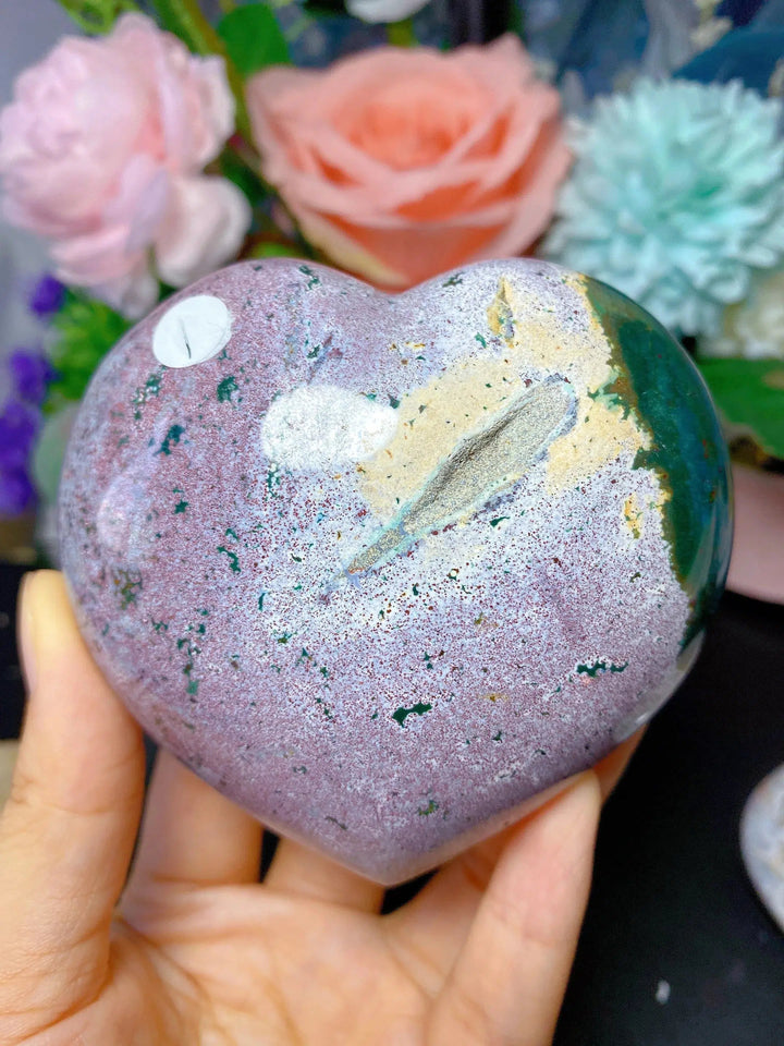 Ocean Jasper Heart