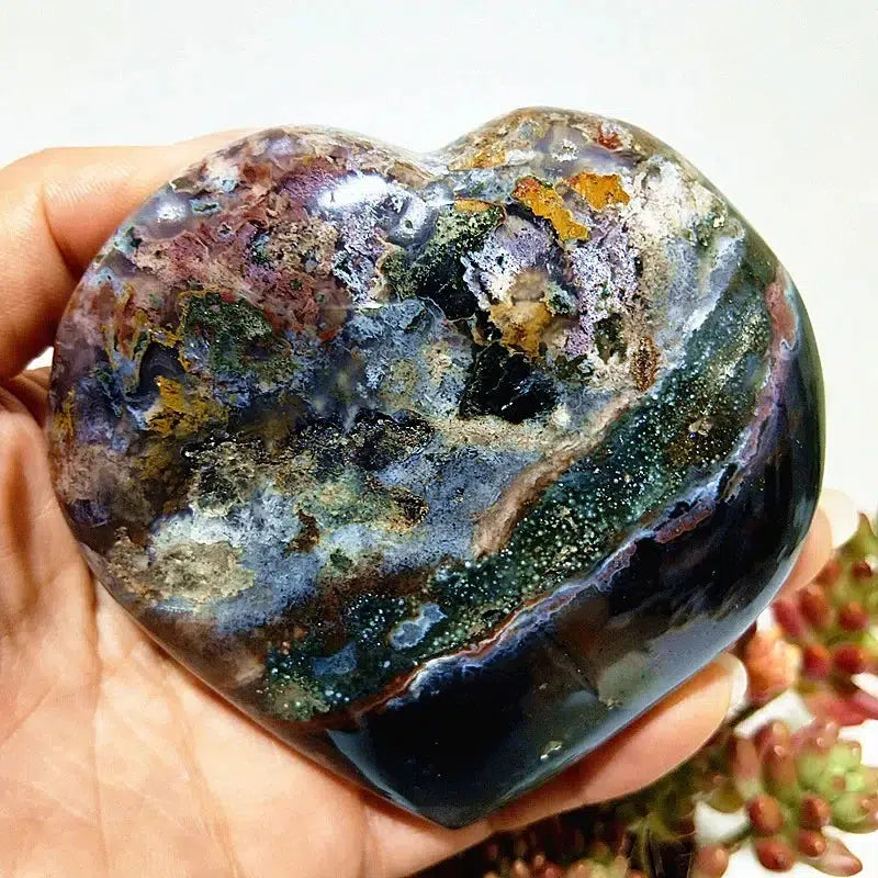 Ocean Jasper Heart