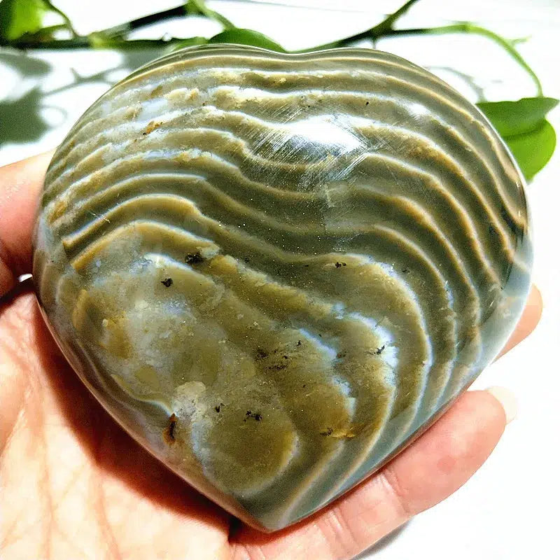 Ocean Jasper Heart