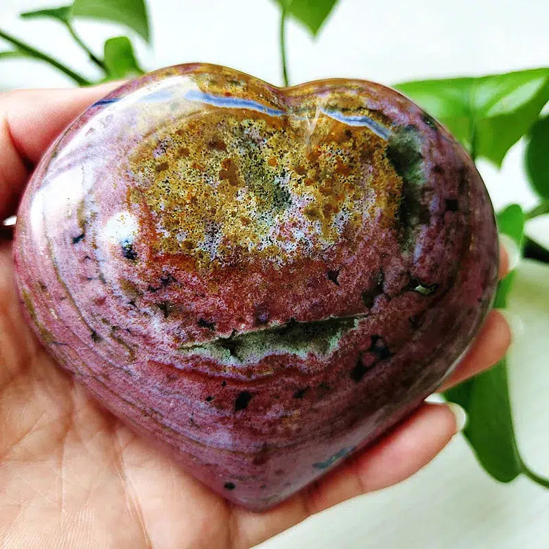 Ocean Jasper Heart