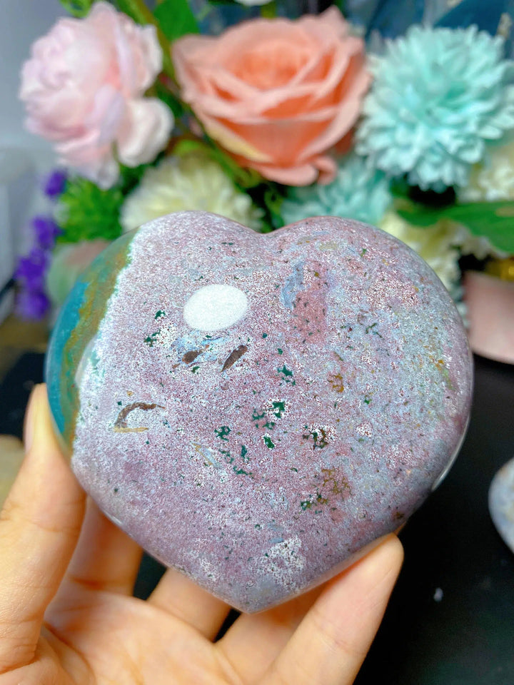 Ocean Jasper Heart