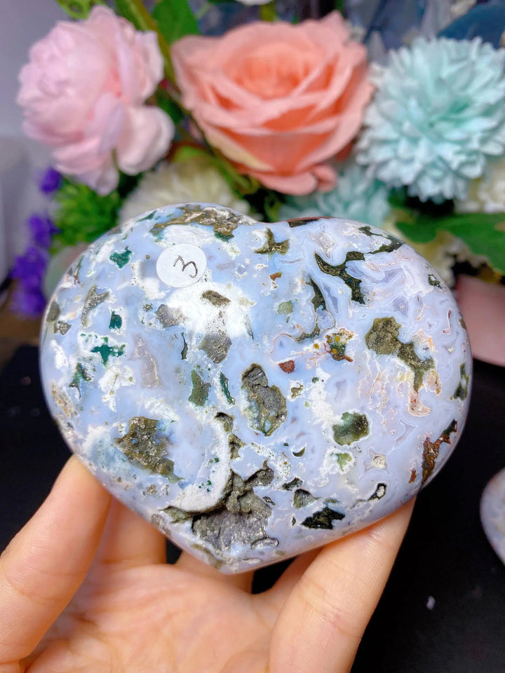 Ocean Jasper Heart