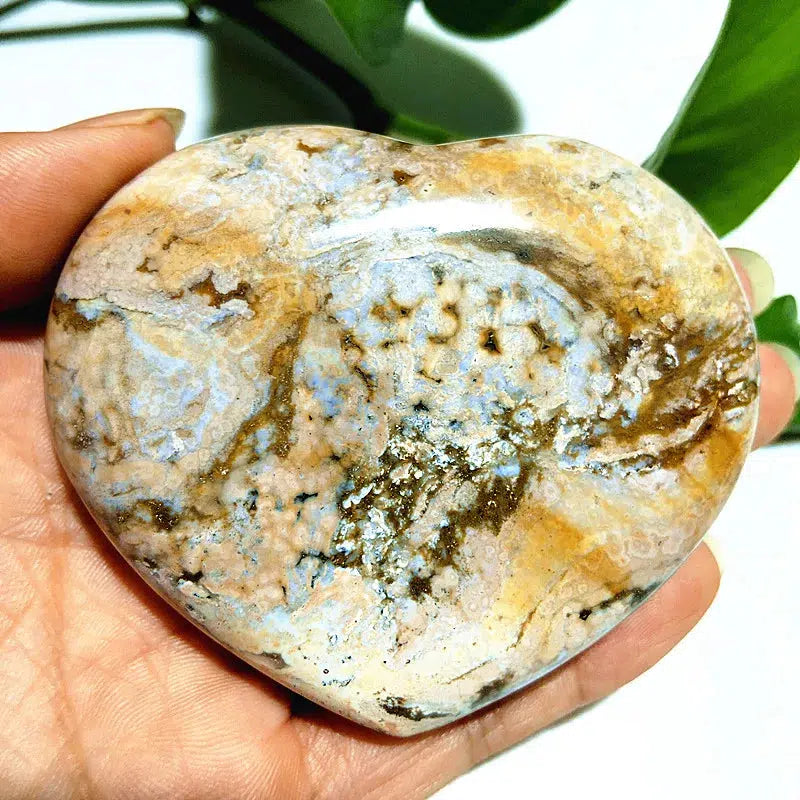 Ocean Jasper Heart