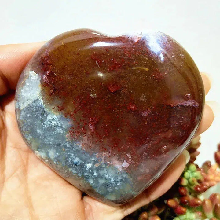 Ocean Jasper Heart