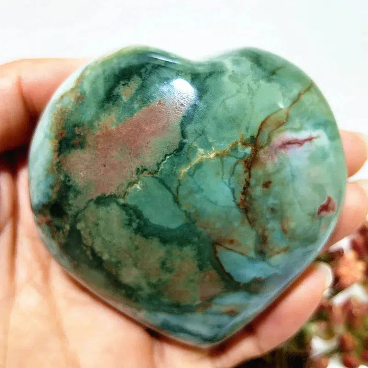 Ocean Jasper Heart