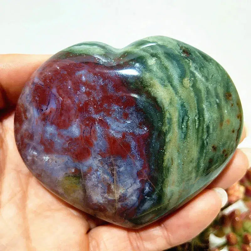 Ocean Jasper Heart