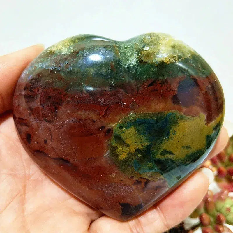 Ocean Jasper Heart