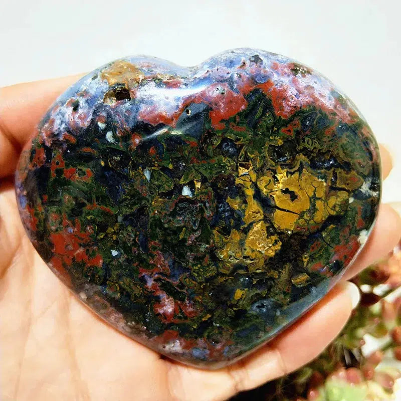 Ocean Jasper Heart