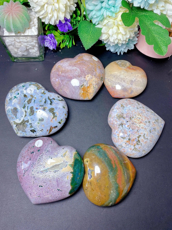 Ocean Jasper Heart