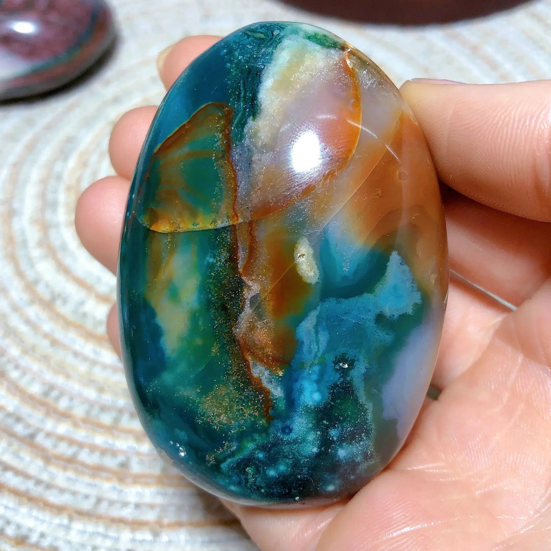 Ocean Jasper Palm Stone