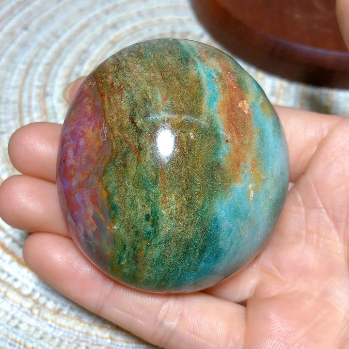 Ocean Jasper Palm Stone