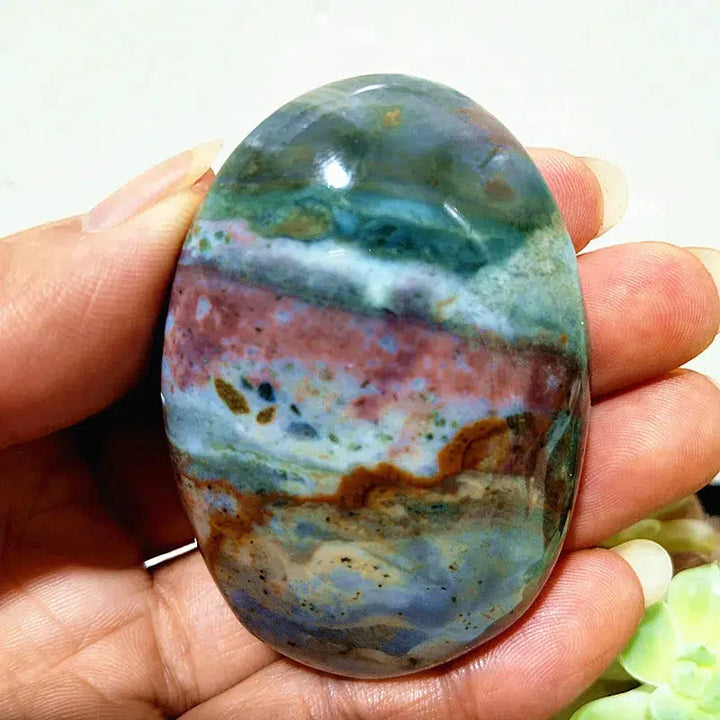 Ocean Jasper Palm Stone