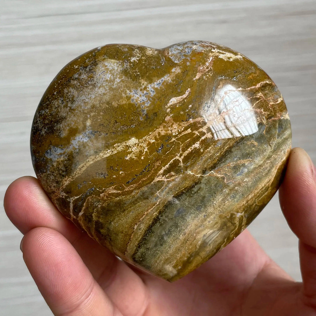 Ocean Jasper 'Puffy Heart"