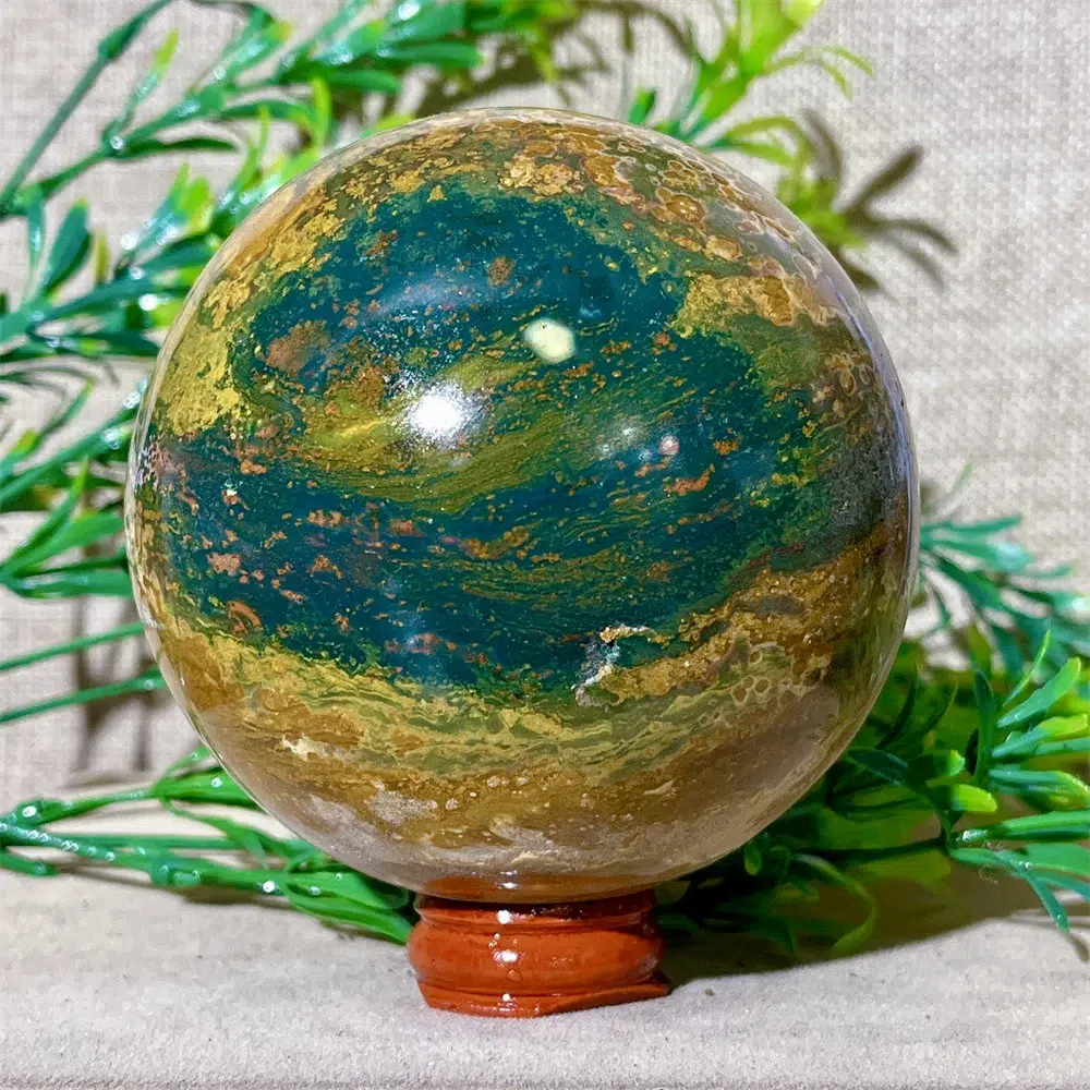 Ocean Jasper Sphere