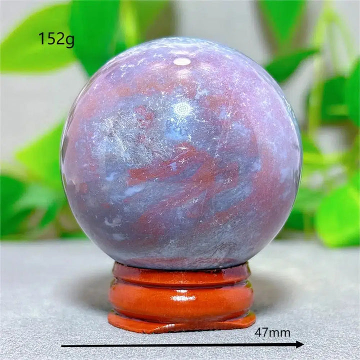 Ocean Jasper Sphere + Stand