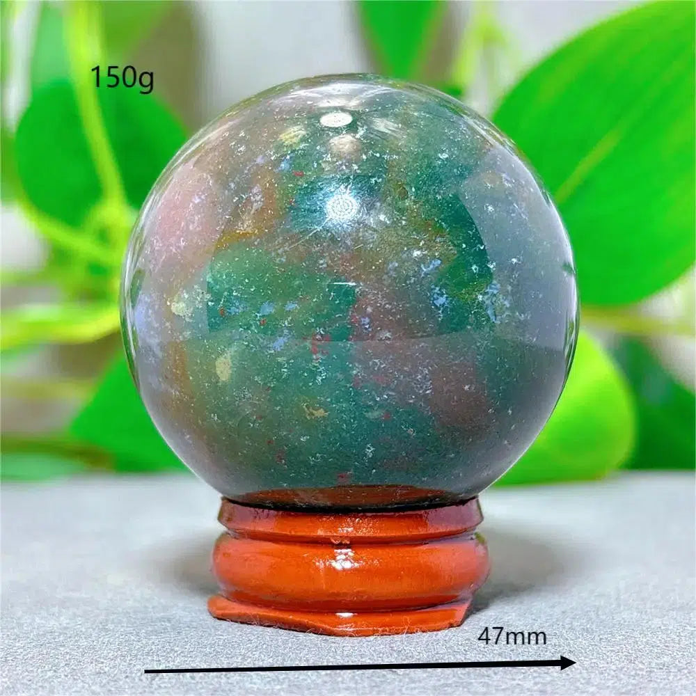 Ocean Jasper Sphere + Stand