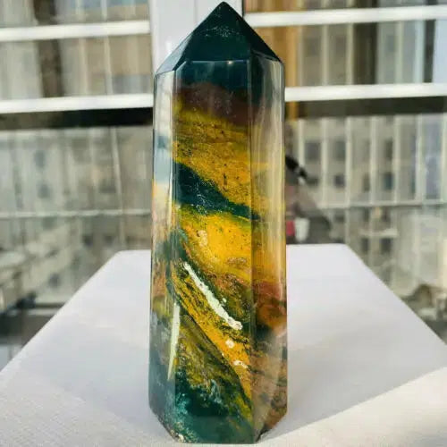 Ocean jasper Obelisk Tower