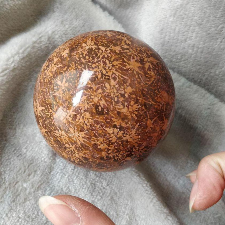 Orange Astrophyllite Crystal Sphere