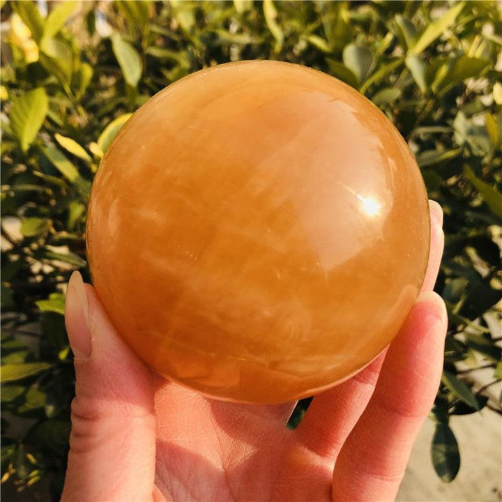 Orange Calcite Sphere