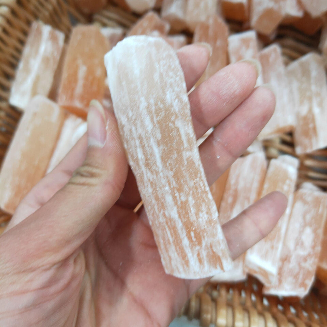 Orange Selenite Crystal Stick