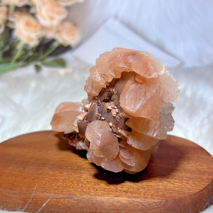 'Pagoda' Calcite Raw Cluster High Quality