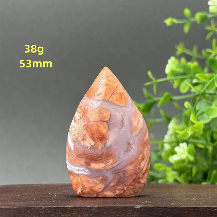 Pink Agate Freeform Torch