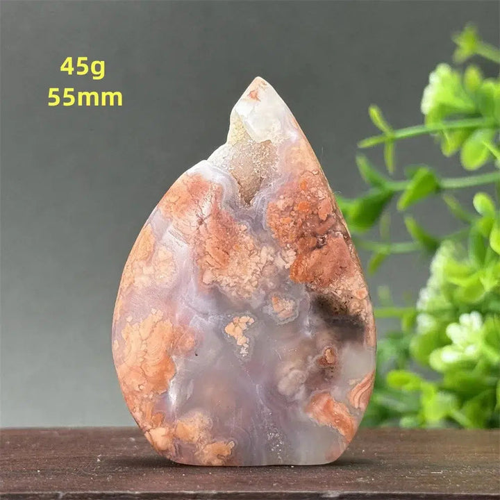 Pink Agate Freeform Torch