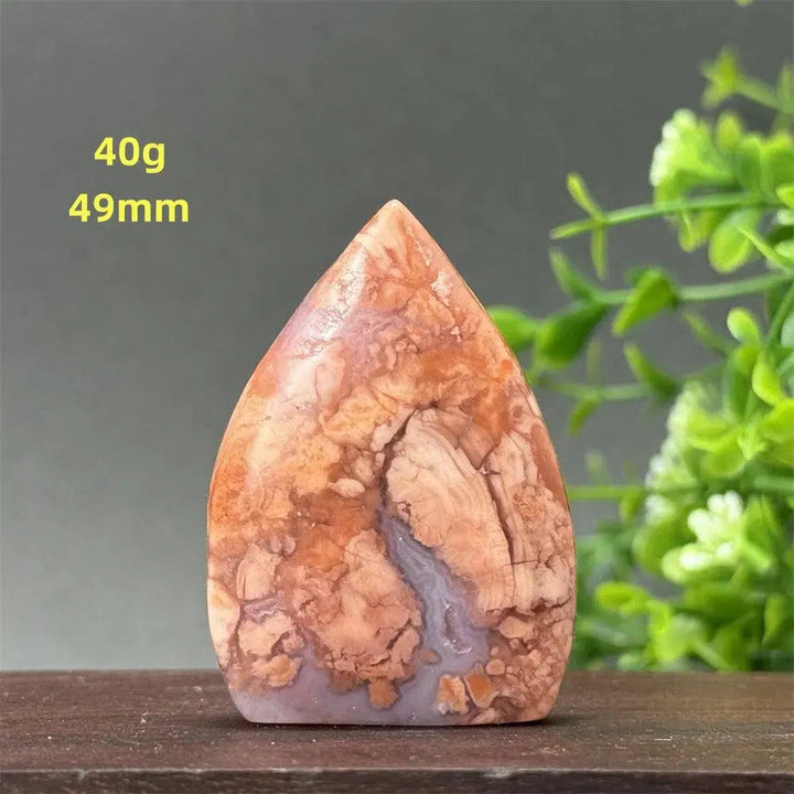 Pink Agate Freeform Torch