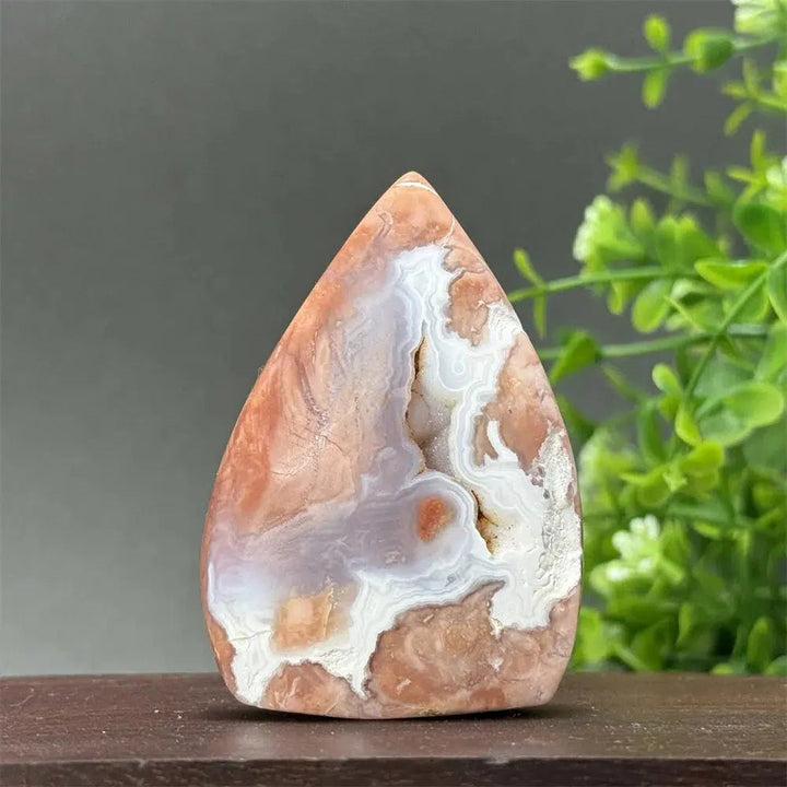 Pink Agate Freeform Torch