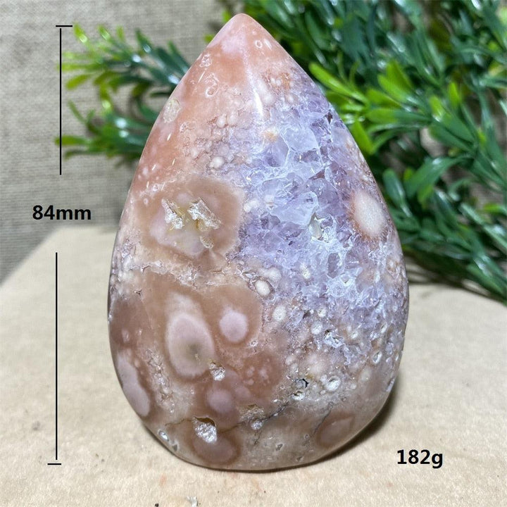 Pink Amethyst Drusy Freeform