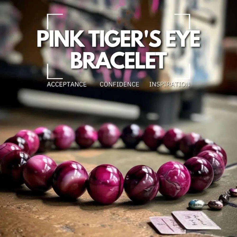 Pink Tiger's Eye Bracelet