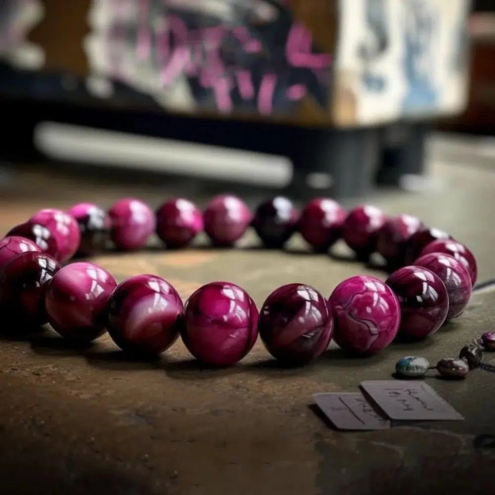 Pink Tiger's Eye Bracelet