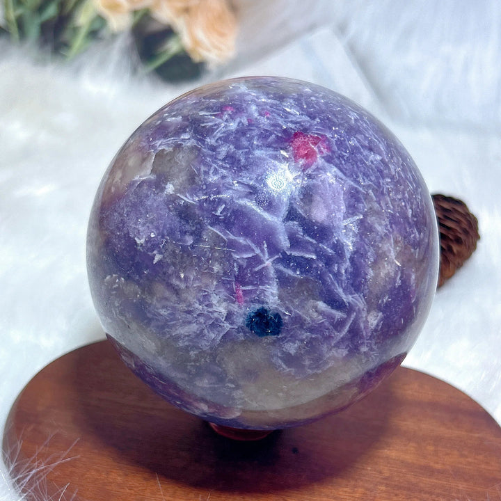 Pink Tourmaline Sphere