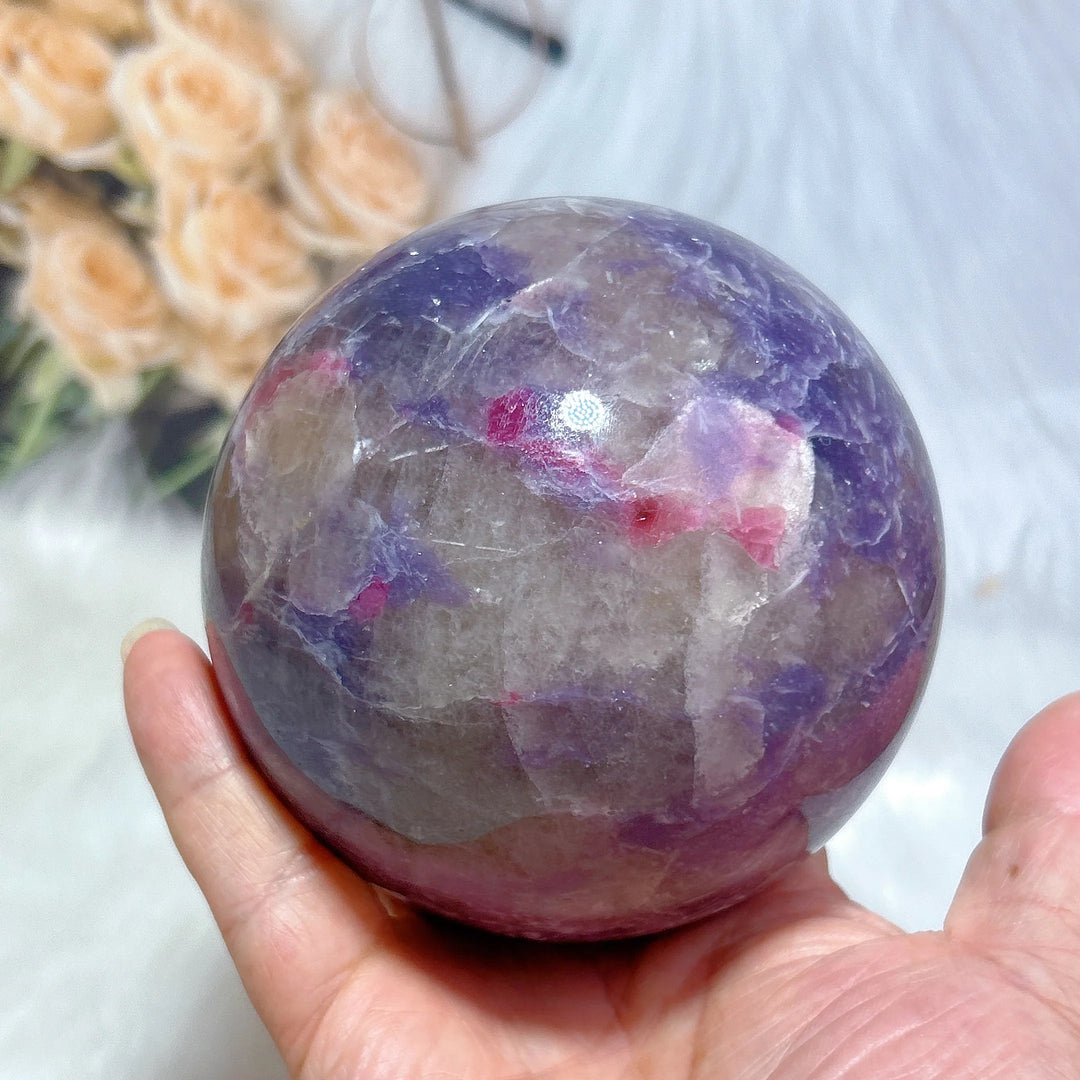 Pink Tourmaline Sphere