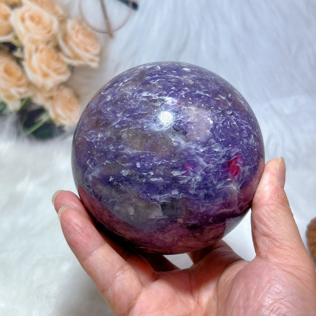 Pink Tourmaline Sphere